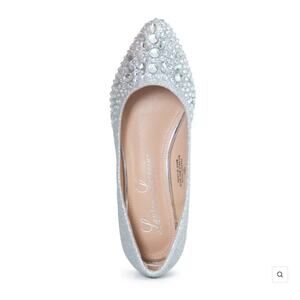 Lauren Lorraine Kelsey Embellished Pointed Ballet Flats, SIZE 6 // New in Box